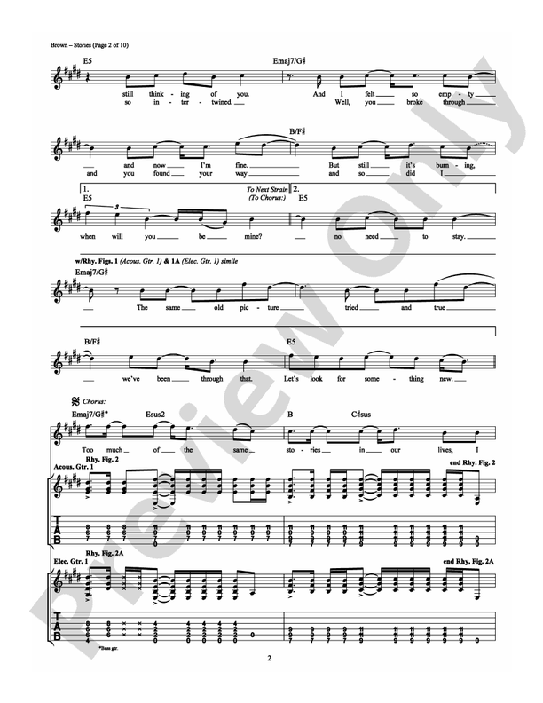 Stories - Guitar TAB (Digital Download)