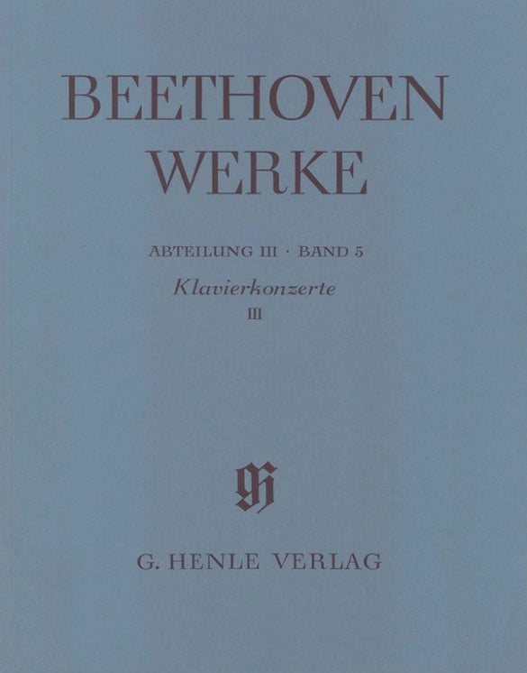 Piano Concertos Volume 3 Full Score