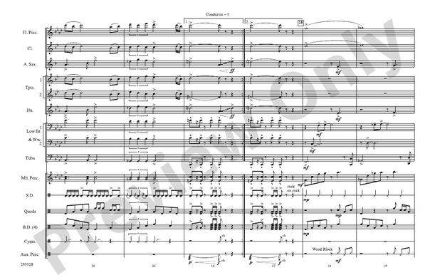 Alacran – Marching Band Conductor Score & Parts (Digital Download)