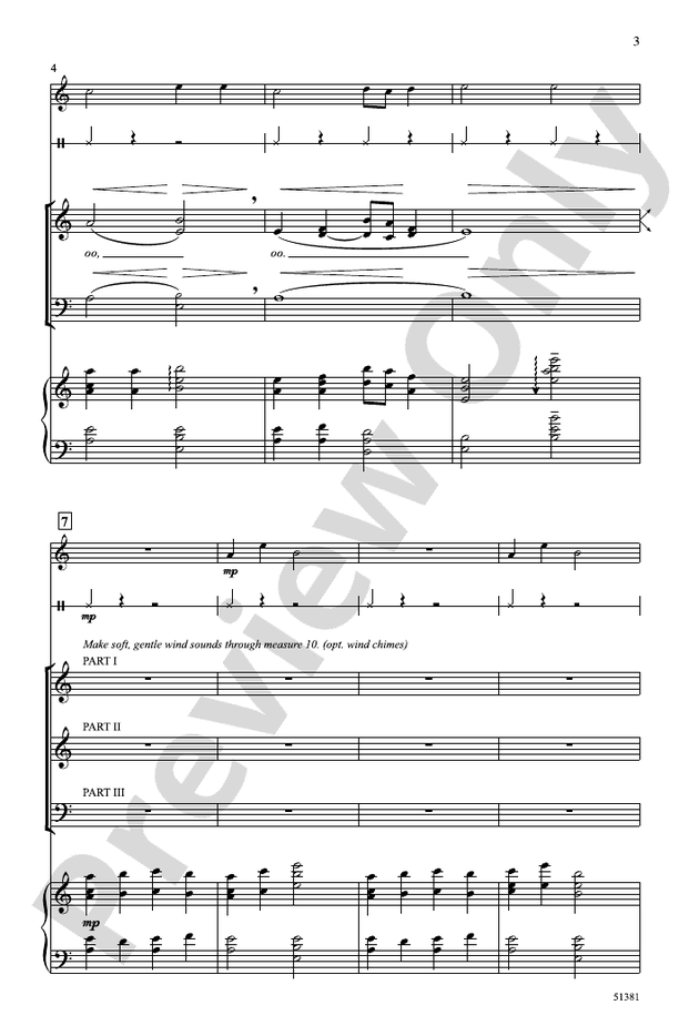 Sakura - 3 Part Mixed Choral Octavo (Digital Download)