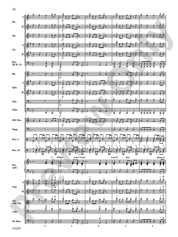 Treasure - Full Orchestra Conductor Score & Parts (Digital Download)