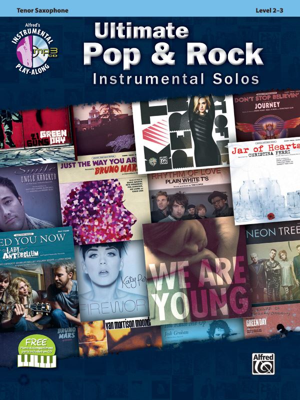 Ultimate Pop & Rock Instr Solos T/Sax Bk/CD