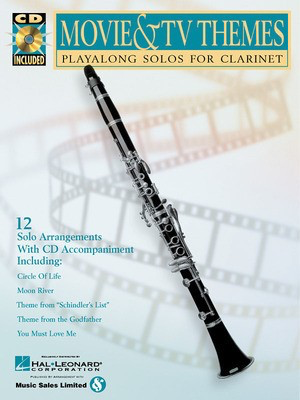 Movie & TV Themes - Play-Along Solos for Clarinet - Various - Clarinet Hal Leonard Clarinet Solo /CD