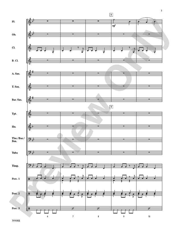 Bring Your Drums, Jeanette, Isabella - Concert Band Conductor Score & Parts (Digital Download)