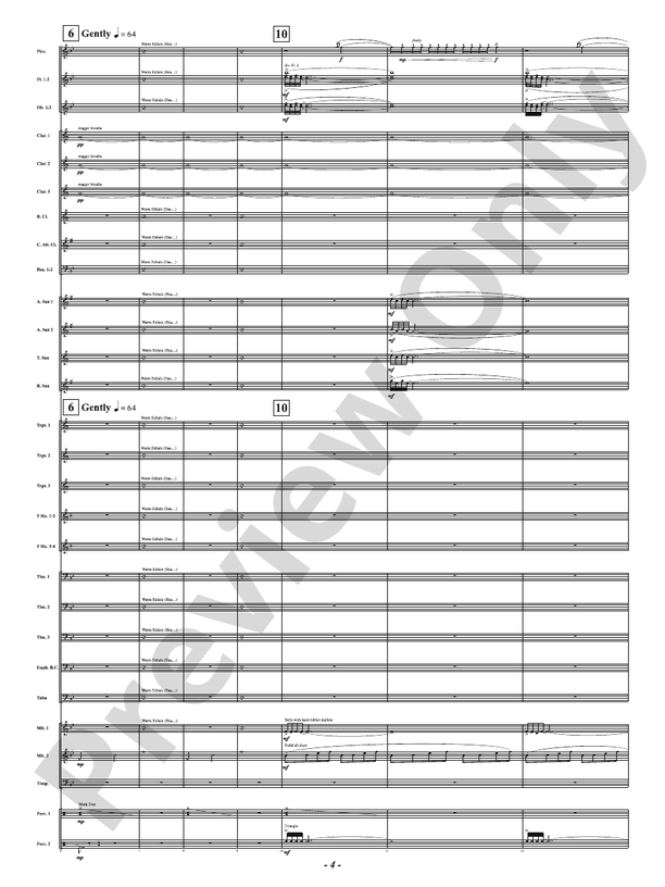 A Legacy of Hope - Concert Band Conductor Score & Parts(Digital Download)