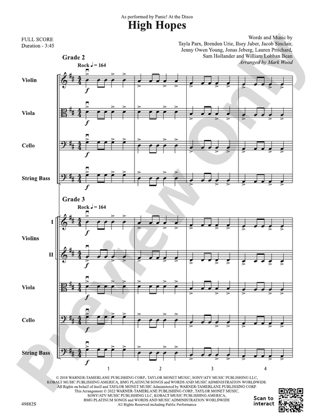 High Hopes (Grade 2-3) - String Orchestra Conductor Score & Parts (Digital Download)