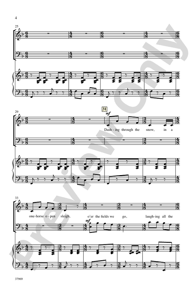 Jingle Bells (Sort Of) – 3-Part Mixed (with Opt. Baritone) Choral Octavo (Digital Download)