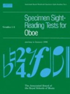 Specimen Sight-Reading Tests for Oboe, Grades 1-5 - ABRSM - Oboe ABRSM Oboe Solo