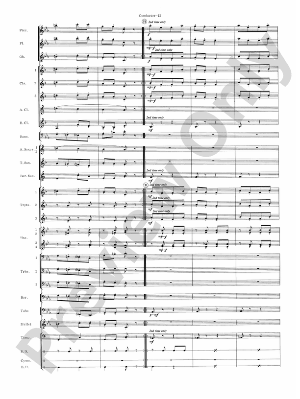 Carmen Suite - Concert Band Conductor Score & Parts (Digital Download)