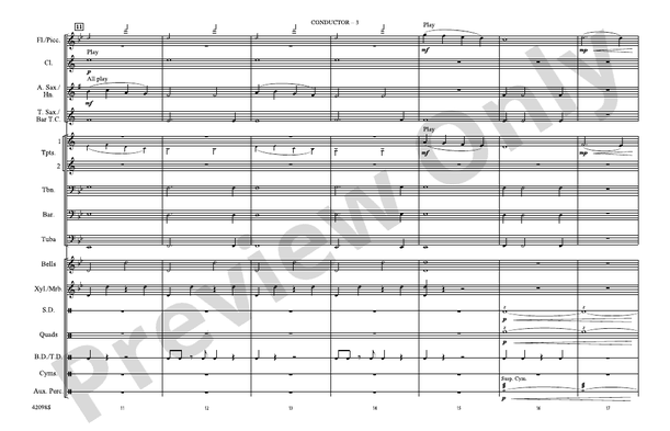 Man of Steel, Part 2 – Marching Band Conductor Score & Parts (Digital Download)