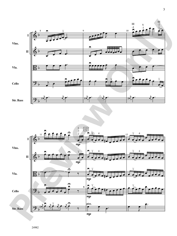 Folk Dance from Provence – String Orchestra Conductor Score & Parts (Digital Download)
