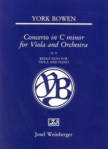 Concerto C Min - Bowen - Viola/Piano - Josef Weinberger