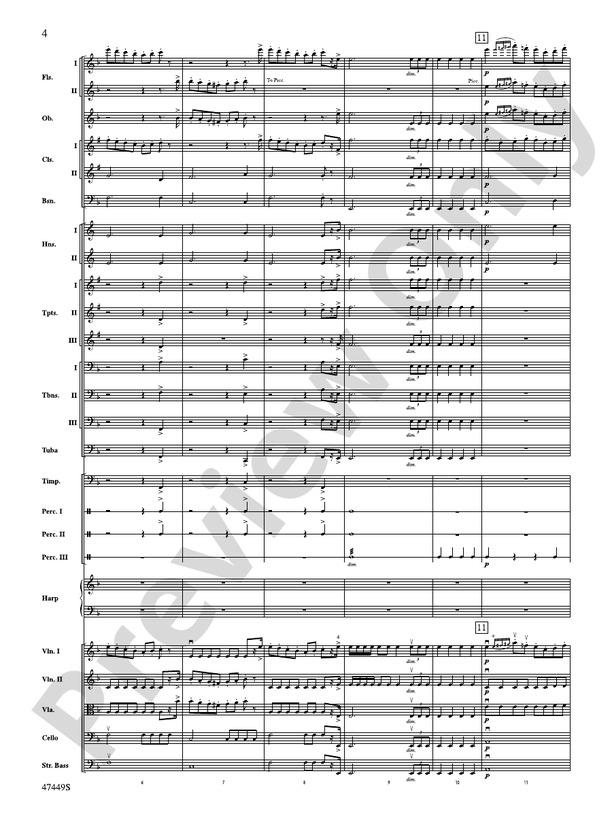 Overture from Orpheus in the Underworld – Full Orchestra Conductor Score & Parts (Digital Download)