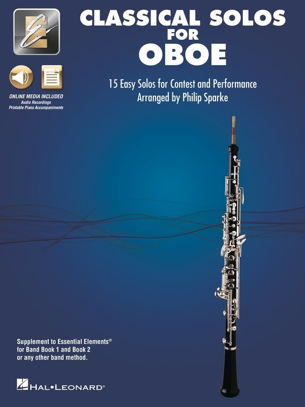Classical Solos Volume 1 - Oboe/Media Access Online Hal Leonard 870090