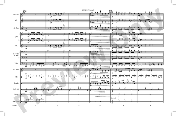 Butter – Marching Band Conductor Score & Parts (Digital Download)