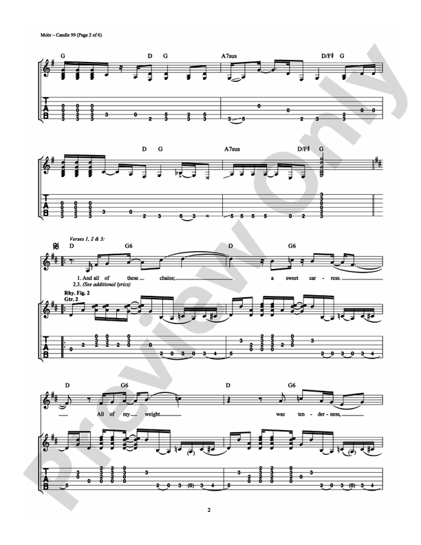 Candle 99 - Guitar TAB (Digital Download)