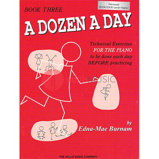 A DOZEN A DAY - PIANO -  BOOK 3 - HIGHER/LOWER - WILLIS MUSIC 414136
