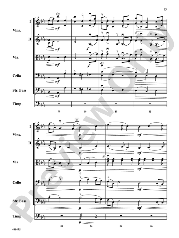 Enigma Variations - String Orchestra Conductor Score & Parts (Digital Download)