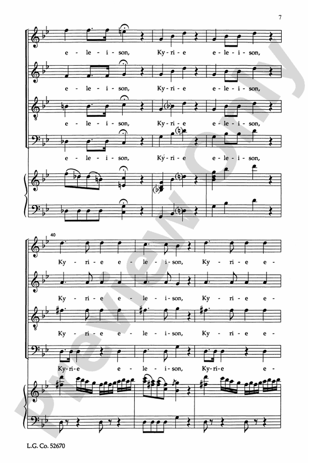 Kyrie - Luigi Boccherini – SATB Choral Octavo (Digital Download)