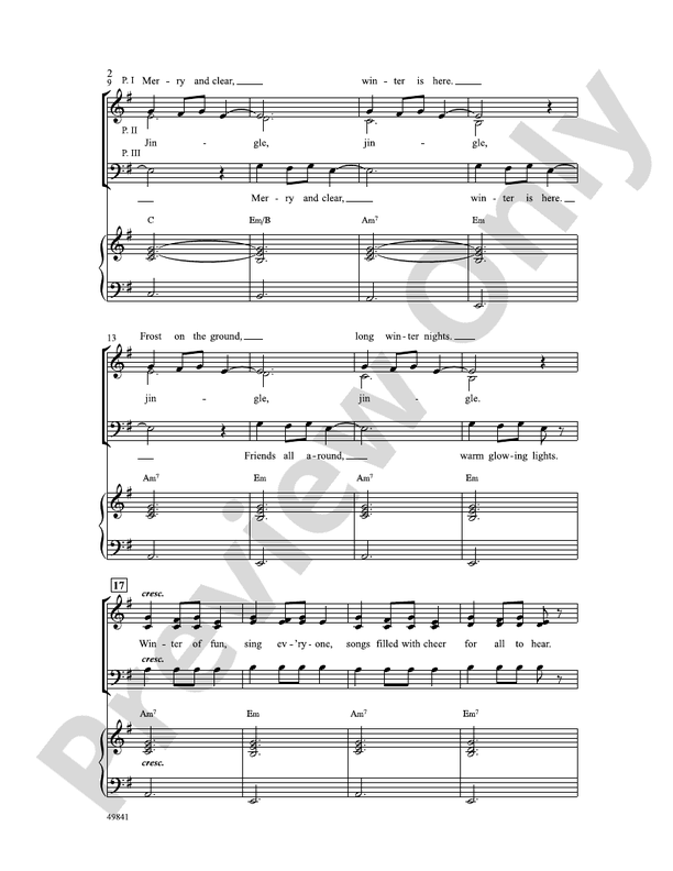 Winter Bells - 3 Part Mixed Choral Octavo (Digital Download)