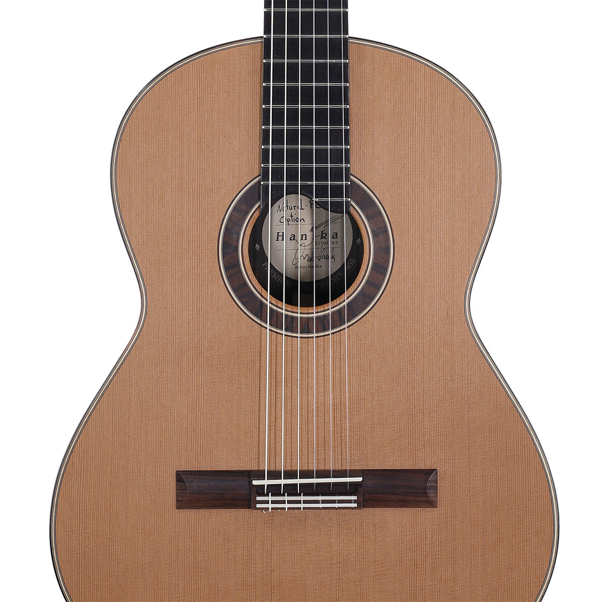Hanika Natural PC (640 Scale) Concert Line Classical Guitar with Hiscox Case