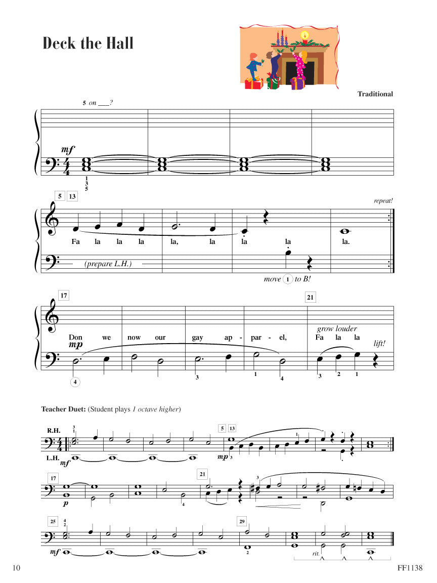 Piano Adventures Level 1 - Christmas Book