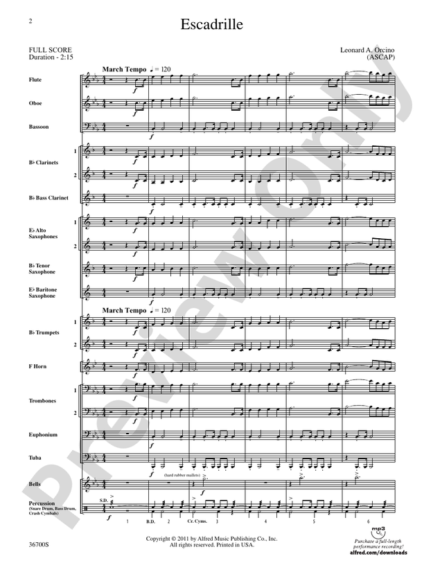 Escadrille - Concert Band Conductor Score & Parts (Digital Download)