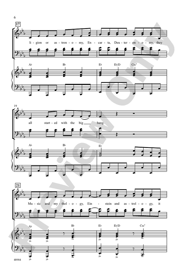 Streaming Sitcoms - SATB Choral Octavo (Digital Download)