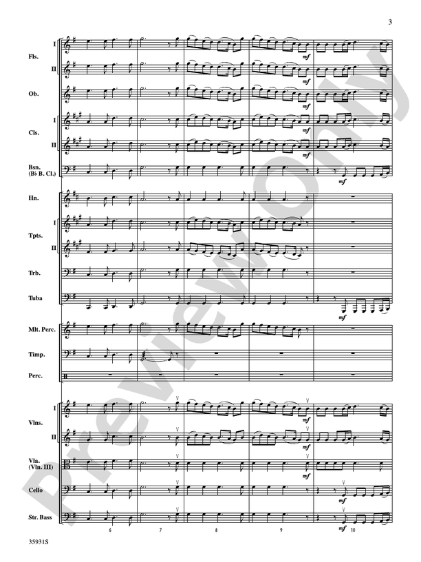 A Christmas Festival, Highlights from – Full Orchestra Conductor Score & Parts (Digital Download)