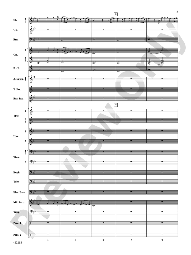 Carry On - Concert Band Conductor Score & Parts (Digital Download)