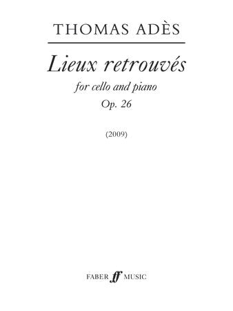 Lieux retrouvés - Cello/Piano (Digital Download)