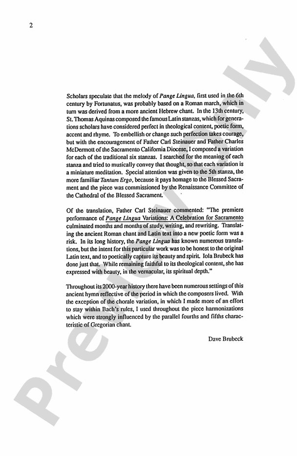 Pange Lingua Variations - SATB Choral (Digital Download)
