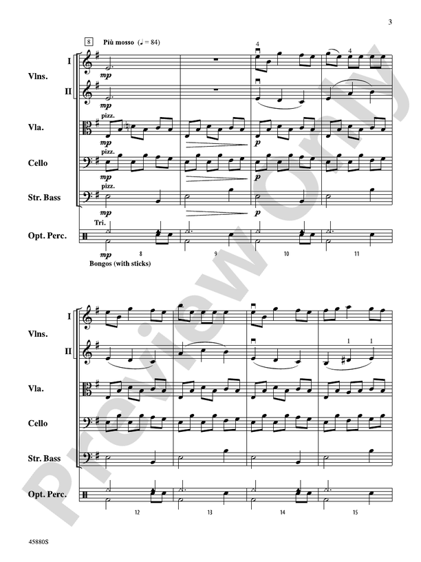 My Candles - String Orchestra Conductor Score & Parts (Digital Download)