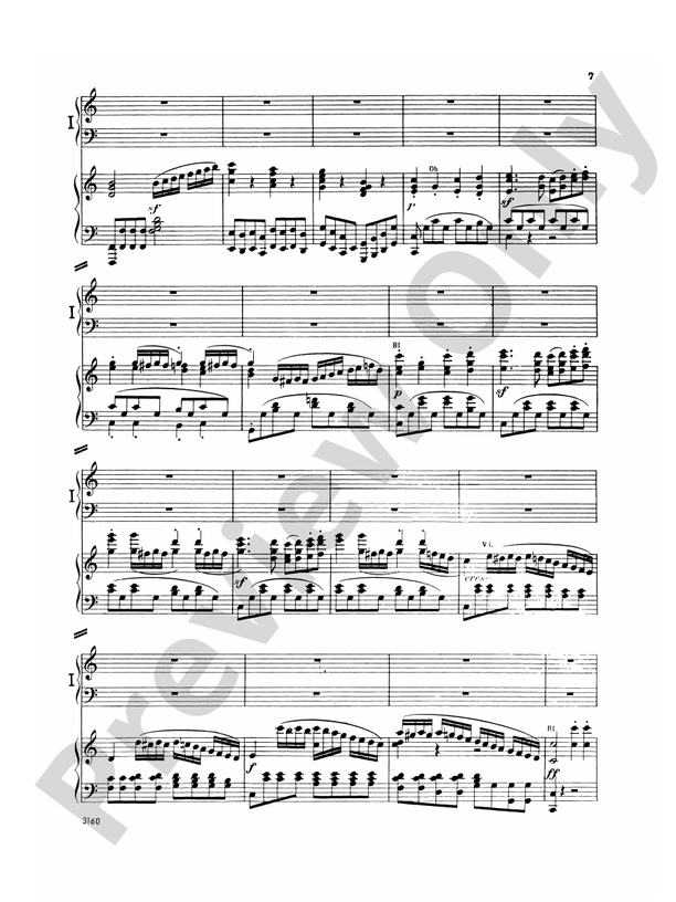 Beethoven - Piano Concerto No. 1 in C Major, Opus 15 - 2 Piano, 4 Hands (Digital Download)