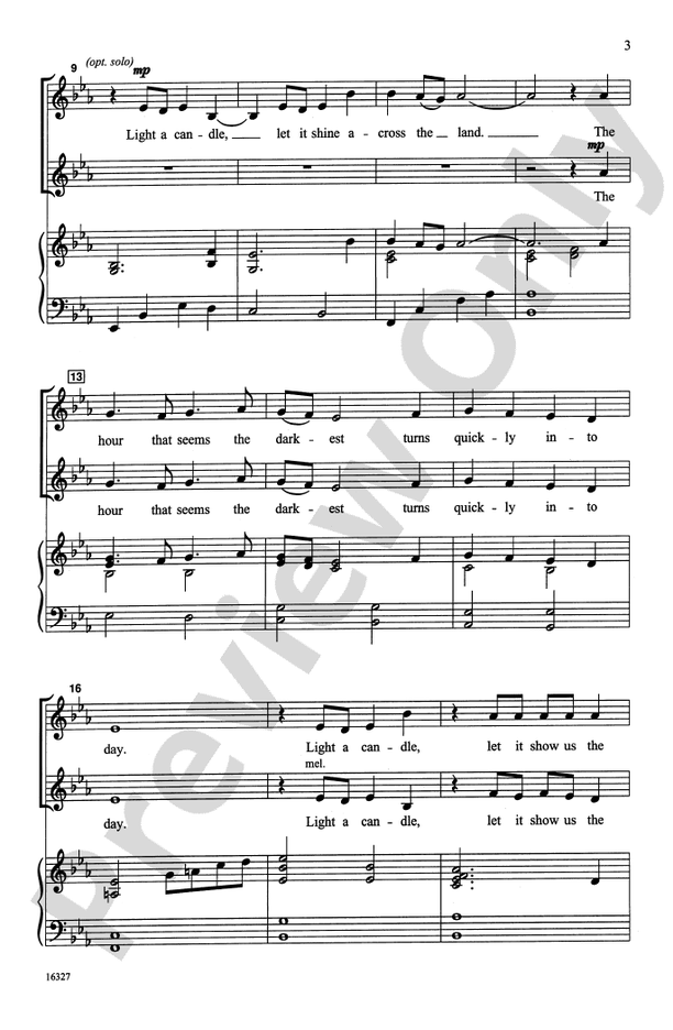 Light a Candle - Althouse/Keen – 2-Part Choral Octavo (Digital Download)