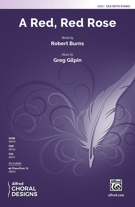 A Red, Red Rose - SSA Choral Octavo (Digital Download)