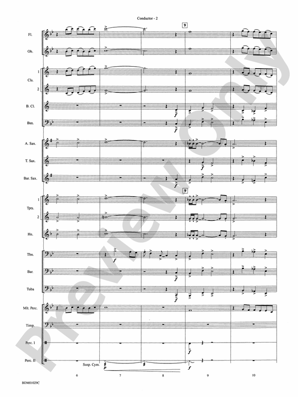 Medieval Legend (A Fantasy for Band) - Concert Band Conductor Score & Parts (Digital Download)