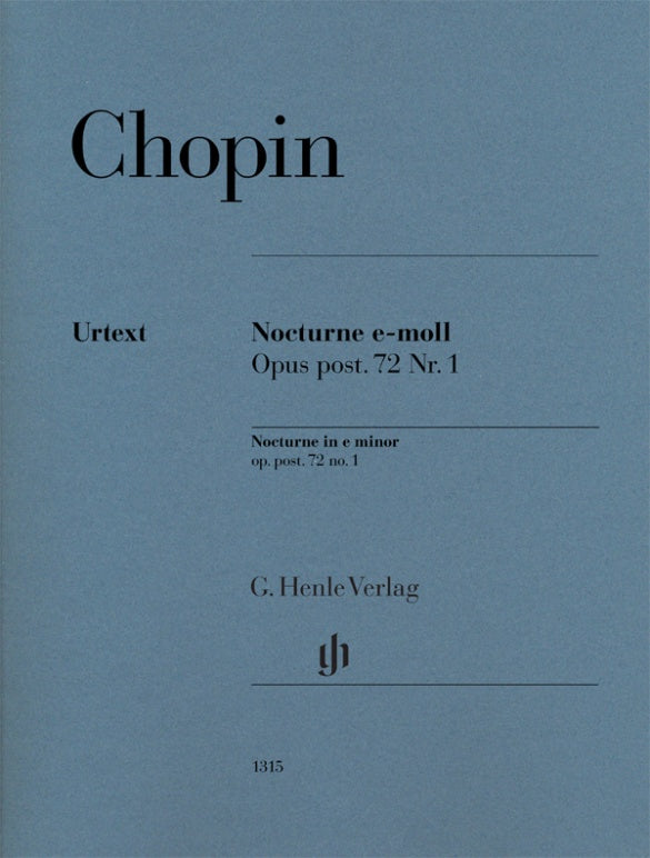Nocturne in E Minor Op Post 72 No 1 Piano Solo