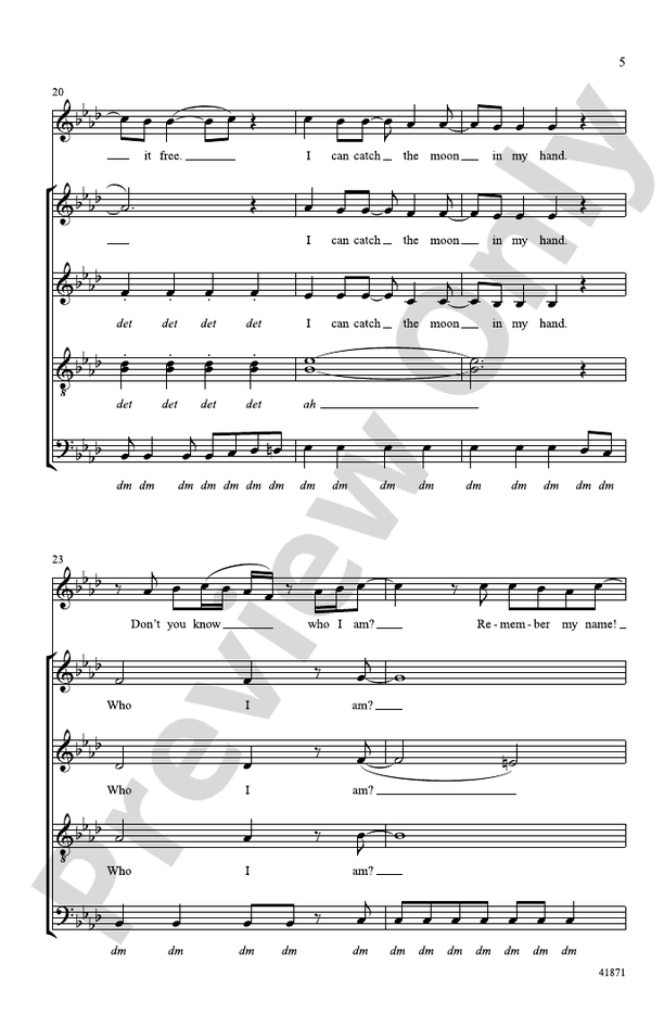 Fame – SATB, a cappella Choral Octavo (Digital Download)