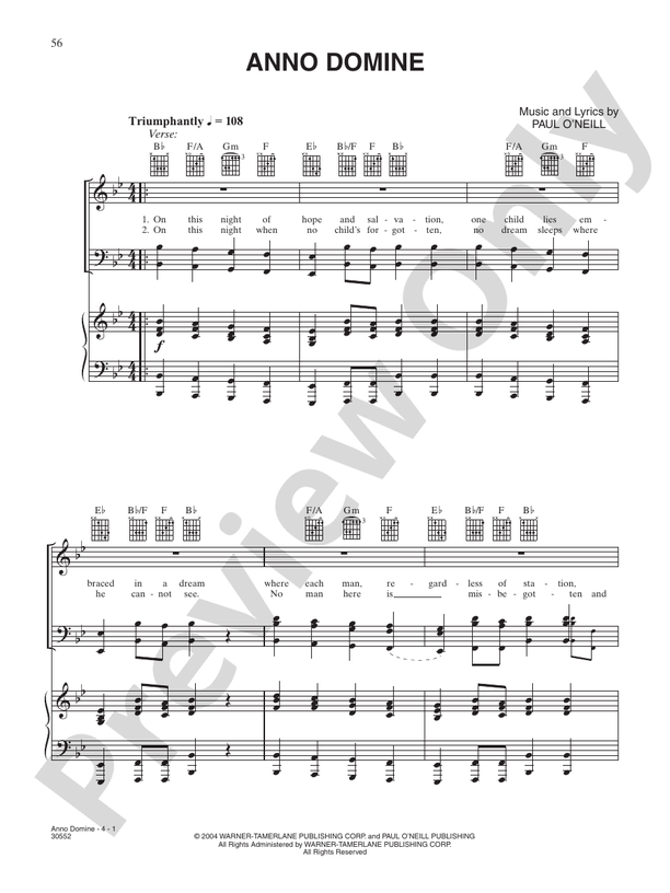 Anno Domine -  Trans-Siberian Orchestra - PVG (Digital Download)