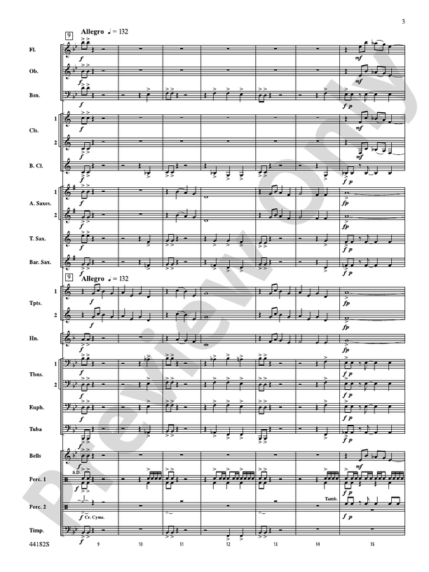 Westview Sketches - Concert Band Conductor Score & Parts (Digital Download)