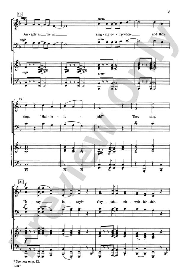 Issay, Issay! (Hear Ye, Hear Ye!) – SATB Choral Octavo - Digital Sheet Music Download (Digital Download)