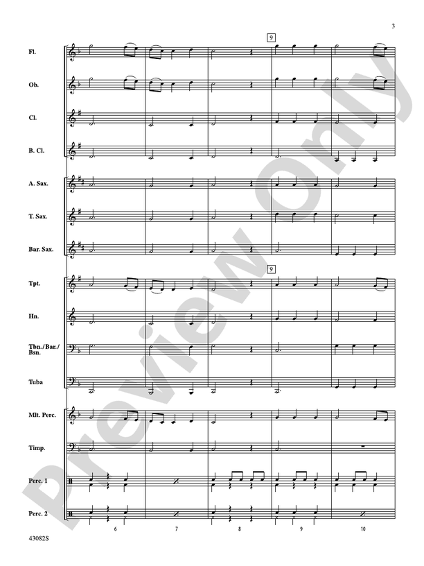 Medieval Dance - Concert Band Conductor Score & Parts (Digital Download)