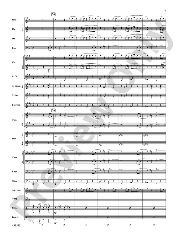 Gershwin by George! - Concert Band Conductor Score & Parts (Digital Download)