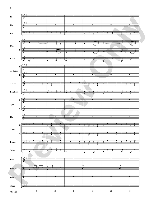 Mar Y Cielo - Concert Band Conductor Score & Parts (Digital Download)