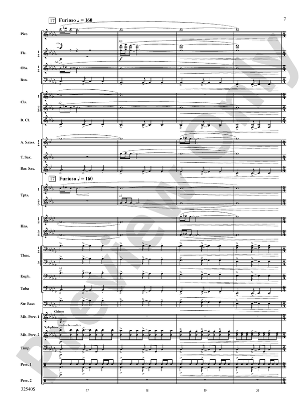 Genesis - Concert Band Conductor Score & Parts (Digital Download)
