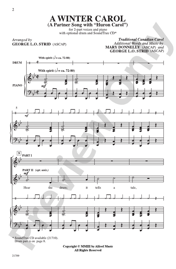 A Winter Carol - 2-Part Choral Octavo (Digital Download)