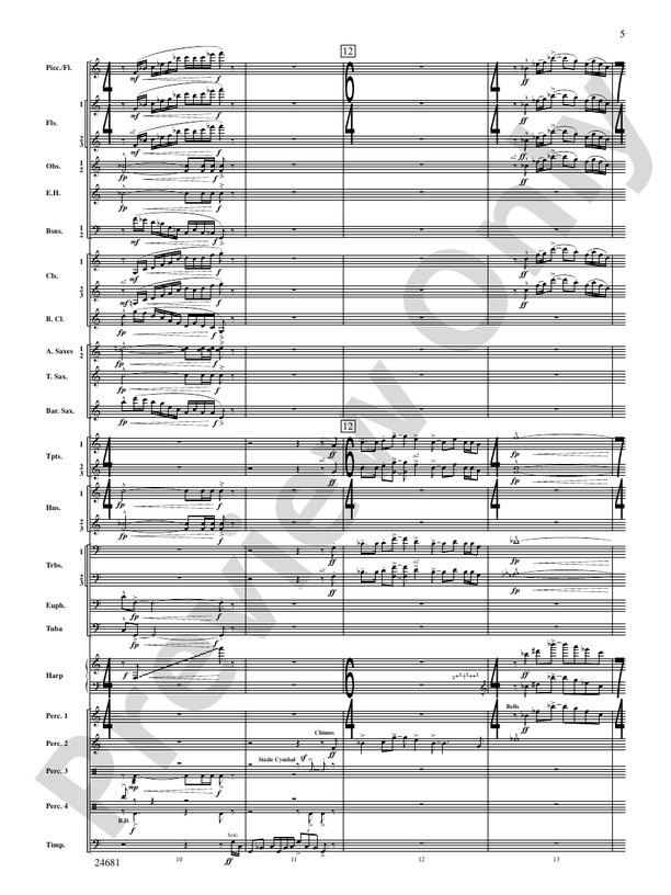L'Esprit du Tour: A Fanfare for Lance - Concert Band Conductor Score & Parts (Digital Download)