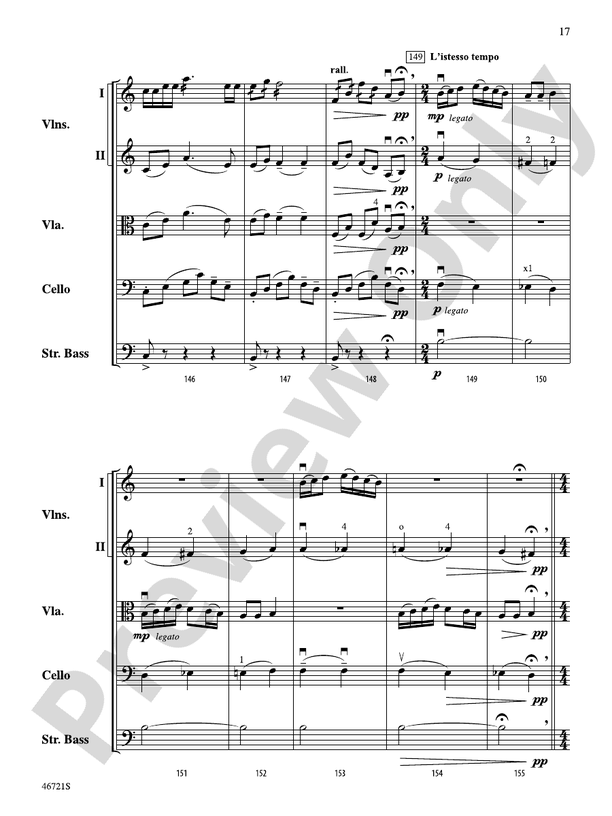 Petrushka - String Orchestra Conductor Score & Parts (Digital Download)