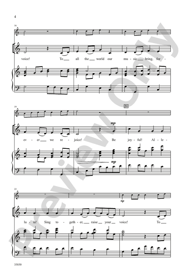 Jubilate! Alleluia! – 2-Part Choral Octavo (Digital Download)